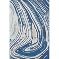 thumbnail image 2 of Addison Rugs Mayfield Premium Machine Washable Transitional Swirls Navy Rectangle Rug, 5' x 7'6", 2 of 6