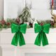 thumbnail image 1 of Colgante de Lazo Navideño con Lentejuelas | Pack de 2 Adornos Navideños 3D para Árbol y Escena | 30X20X5Cm Plata Oro Rojo Verde | Costuras Reforzadas para Manualidades Del Hogar y Fiestas, 1 of 6