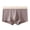 Gray, variant on Mens Breathable Boxers Color Matching Stretch Seamless Comfort Underwear Cotton Mid Rise Shorts Soft Comfortable
