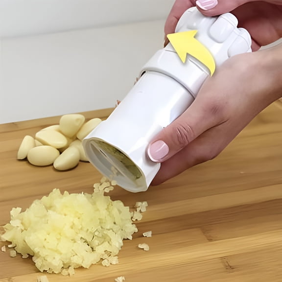 ACDANC Heavy-Duty Garlic Press - Multifunctional Garlic Masher,Chopper,Crusher,Grater,Peeler,And Cutter - Easy to Clean,Washable,And Space-Saving Kitchen Gadget for Restaurant and Home Use