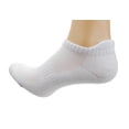 thumbnail image 3 of Ankle, Cushioned, Breathable Mesh, 6-pack, Helps Fight Stinky Feet, White, Compressed Rib Comfort Toe Seam, Heel Lip, Designed by a Pharmacist, Grego1, Socks For Men and Women (Unisex), 3 of 4