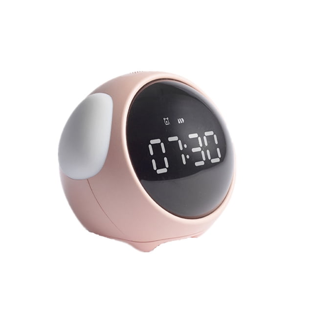 Reloj Despertador Para Niños Con Control De Voz, Luz Nocturna, Reloj Despertador De Noche, Reloj Despertador Con Carga Usb, Reloj Despertador Cateissary HA044109-02