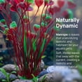 thumbnail image 4 of Deago 2 Pcs 15.7 Inch Large Aquarium Plants Artificial Plastic Fish Tank Plants Decoration Ornament for Fish, Red, 4 of 8