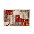 thumbnail image 2 of World Rug Gallery Abstract Circle Multi 2'x3' Door Mat, 2 of 4