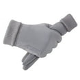 thumbnail image 2 of Men's Winter Gloves All Finger Touch Screen Fleece Lining Waterproof Cold Weather Accessories, 2 of 7