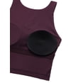 thumbnail image 4 of Sostén CRZ YOGA Butterluxe Cuello Alto U Espalda Acolchado Morado XXS, 4 of 4