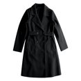thumbnail image 4 of Women's Warm Winter Trench Coat Long Blend Overcoat Fashionable Outerwear For Ladies, 4 of 4