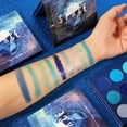 thumbnail image 3 of docolor Eyeshadow Palette 9 Colors Blue Pearlescent Gemstone Shadow Palette, 3 of 10