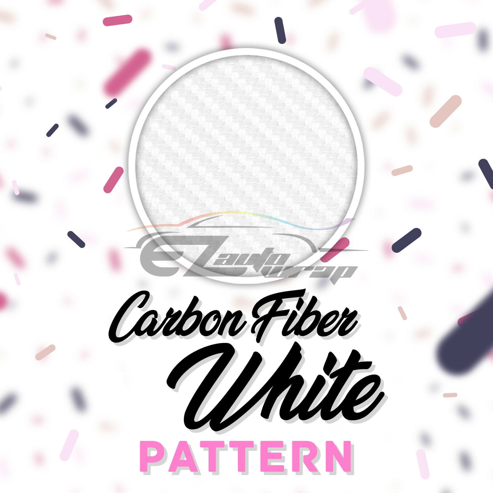 Essmo White Carbon Fiber Heat Transfer Vinyl HTV T-Shirt 20" Iron On Heat Press SP28 20"x60"
