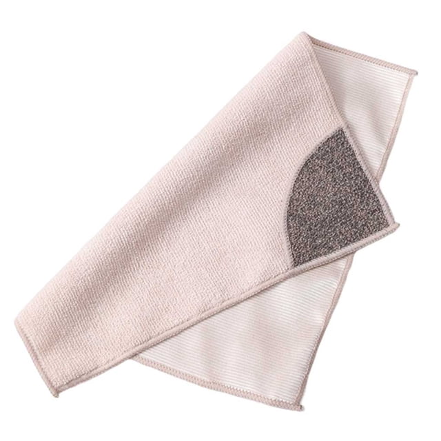 Advancent Limpiaparabrisas de mesa, paño para el hogar, lavable de doble cara, trapo de limpieza multifuncional, cubiertos, suministros de Suministros de limpieza para el hogar Beige