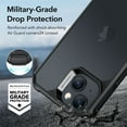 thumbnail image 4 of ESR Air Armor Case, Compatible with iPhone 15 Plus, High Strength Drop Protection, Shock-Absorbing Corners, Frosted Black, 4 of 8