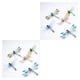 thumbnail image 2 of Bewildely 5pcs Garden Dragonfly Decor Model Props Prop Artware Sculpture Craft Stake Insect Decoration Gardening Home Insects Simulation Como se muestra 2piezas Bewildely CBP484100, 2 of 5