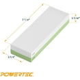 thumbnail image 6 of POWERTEC 5-1/2-Inch to 9-Inch Sharpening Stone Holder with Whetstone Knife Sharpener Stones - 400/1000 3000/8000 4 Side Grit Waterstones (#71722), 6 of 8