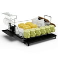 thumbnail image 2 of Costway Dish Drying Rack Detachable 2 Tier Dish Rack with Drainboard for Kitchen Counter, 2 of 7