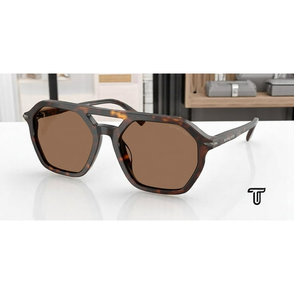 MICHAEL KORS MK2251U 300673 Jackson Hole Dk Tort Brown Solid 57 Men's Sunglasses