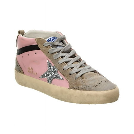

Golden Goose Midstar Leather & Suede Sneaker 36 Pink