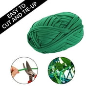 Tripumer 2 Roll Garden Tree Strap Stretchy Plant Support Tie Garden Twine Plant Tie Garden String for Plant Support Grow Green