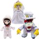 thumbnail image 2 of Peluche de la princesa Peach con vestido de novia de Bowser Koopa Jr. de Super Mario Bros. Odyssey, juguete de peluche formal de tela Wonder 3D Worlds, 2 of 4
