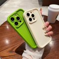 thumbnail image 2 of ML Fashion Simple Silicone Soft Phone Case For iPhone 11 12 13 14 15 Pro Max 14 15 Plus X XR XS Max Solid Color Shockproof Cover, 2 of 7