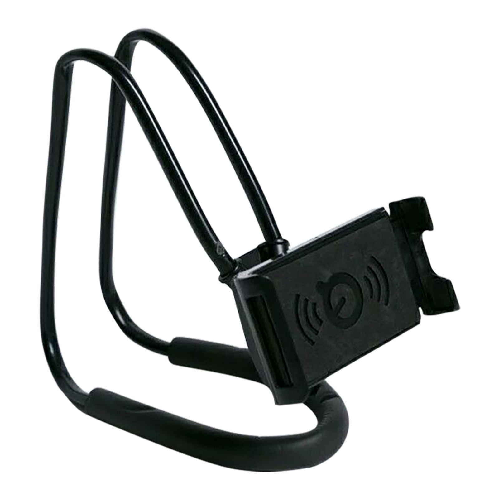Phone Stand 360 Degree Rotation Lightweight Neckband Flexible Phone Lazy Bracket for Watching TV,Black