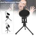 thumbnail image 3 of Microphone Shockproof Shock Mount Filter Bracket Stand Mic Stand for Podcast Studio Desktop, 3 of 8