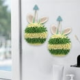 thumbnail image 4 of Rbaofujie Rabbit Serviette pour les Mains en Chenille avec Couronne d'Oreille, Mignonne, Boule d'Essuyage pour les Mains Suspendue, Serviette pour les Mains Épaissie, Absorbante, Suspendable, Multifonctionnelle, Vente de Liquidation, 4 of 6