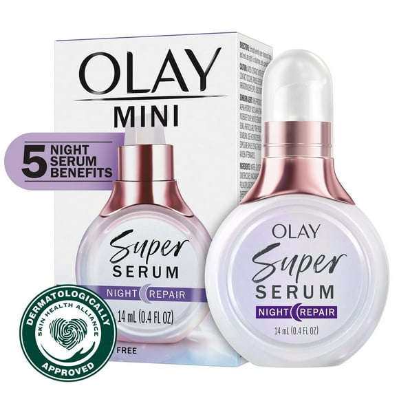 Olay Super Serum with Niacinamide, Vitamin C, Collagen Peptide, AHA, and Vitamin E, 14ML
