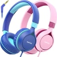 thumbnail image 1 of Auriculares EarFun S1 para niños, plegables, con cable, límite de volumen de 85 dB, 1 of 7