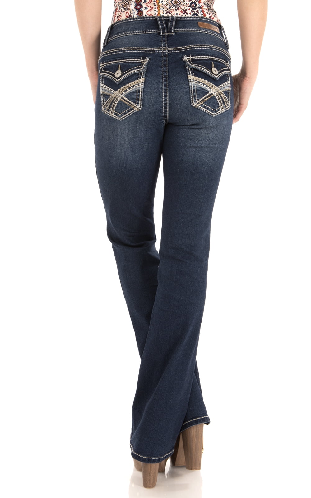 wallflower women's instastretch luscious curvy bootcut jeans