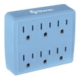 thumbnail image 1 of Adaptador Steren 6 Entradas WMS-1219 Azul, 1 of 4