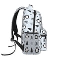 thumbnail image 3 of Fotbe penguin tree star Pattern Casual Backpack for School, Travel, and Outdoor Activities - Durable, Lightweight, and Comfortable, 3 of 5