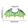 thumbnail image 2 of 1 PC Dragon Wings with Elastic Straps, Devil Wings Halloween Masquerade Costume Cosplay Dress Up, 2 of 3