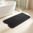 thumbnail image 5 of Zynviq Bathroom Rugs Solid Color 15" X 27.6" Bath Rugs Pvc Rectangular Black Absorbent Washable Small Rug for Bath, 5 of 6