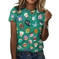 thumbnail image 3 of Animal Crossing Womens T-shirts Crewneck Shirts Blouse Short Sleeve Tee Shirts Girls Tops L, 3 of 8