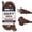 Brown, variant on Iron Forge Cable 2 Prong Outdoor Extension Cord 25 ft with 2 Outlets - 16/2 SJTW, 13 Amp 25ft Brown Extension Cord with Multiple Outlets