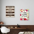 thumbnail image 5 of Y068 I Am A Child Of God Wall Art Canvas,Religious Bible Verse Prints Flower Framed Wall Art,Ready to Hang For Nursery/Home/Bedroom Decor Motivational Canvas Wall Art Gifts for Kids Teens Girls Women, 5 of 6