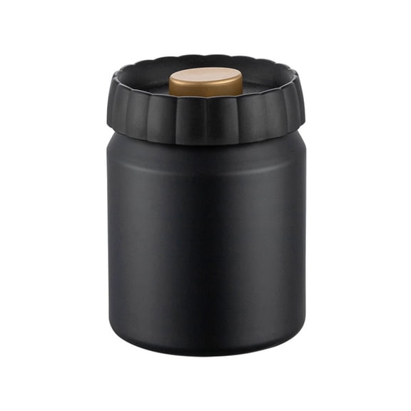 Commercial Grade Stainless Steel Coffee Bean Container Metal Vacuum Canister