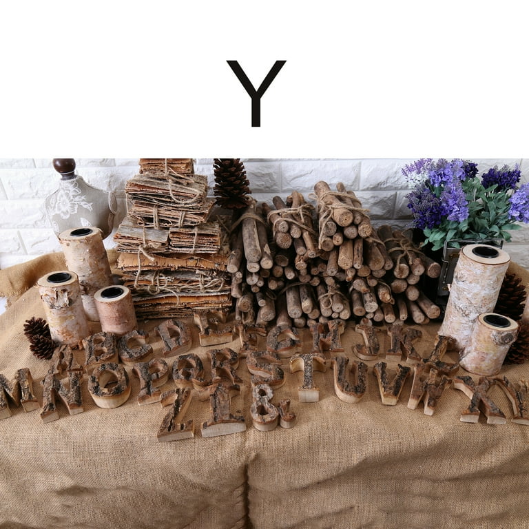 SPRING PARK Letter Distress Spelling Toy Wooden Alphabet Plaques