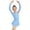 #382-Blue, variant on AUNVITO Girls Ballet Leotard Dress with Mesh Skirt Short Sleeve V-Neck for Dance Practice and Performance Comfortable and Elegant