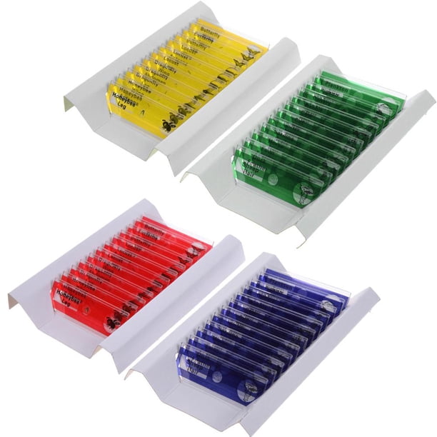 Herramientas Colores Aleatorios Microscopio Cortes Muestras Biológicas Especiales 12 Piezas en Una Caja Ciencias Biológicas Experimentales para Estudiantes Y Plantas