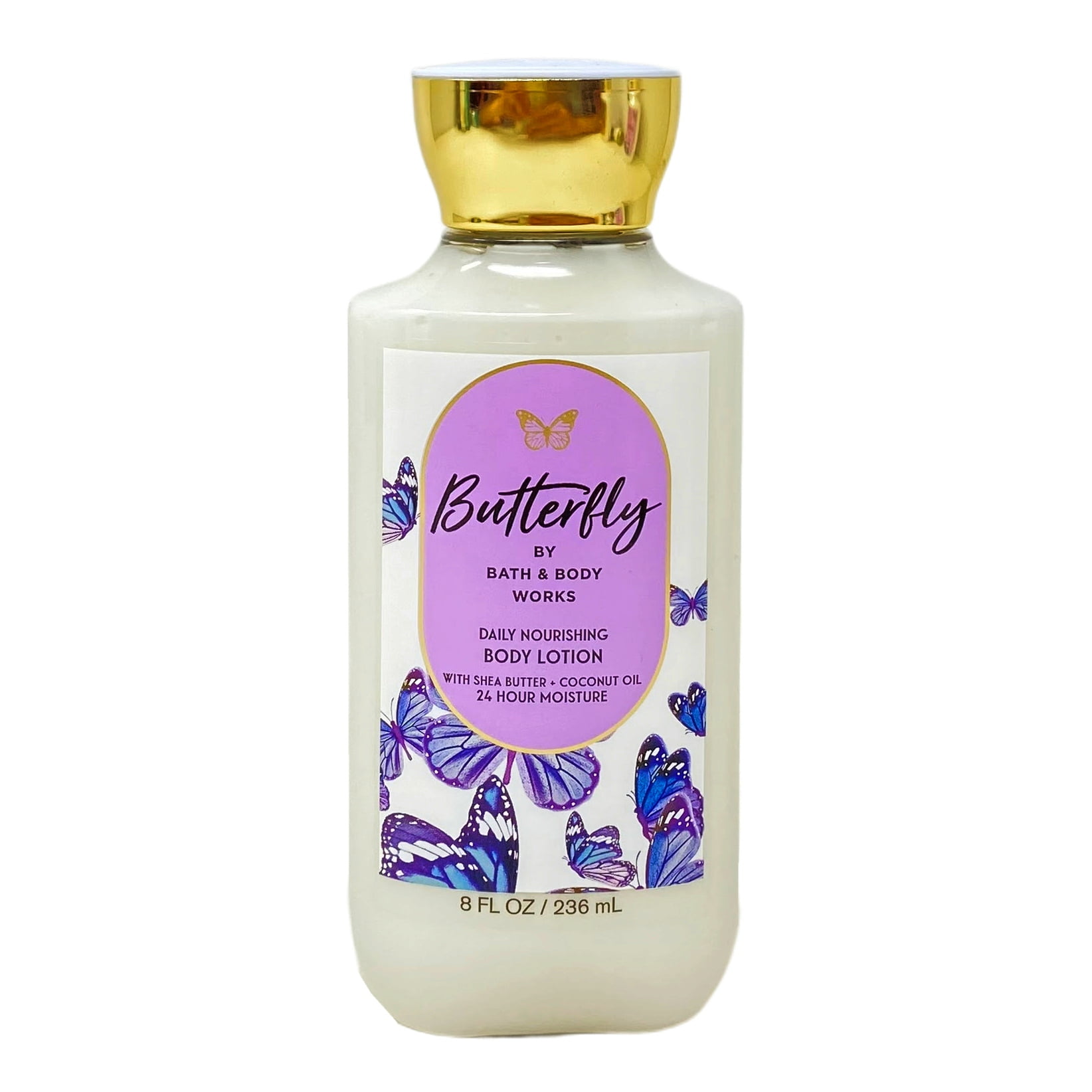 Bath & Body Works Butterfly Body Lotion 3 Pack with a Lavender Dream Bar Soap