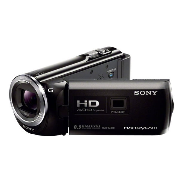 Sony Handycam HDR-PJ380 - Camcorder with projector - 1080p - 2.39 - 30x optical zoom - flash GB - flash card - - Walmart.com
