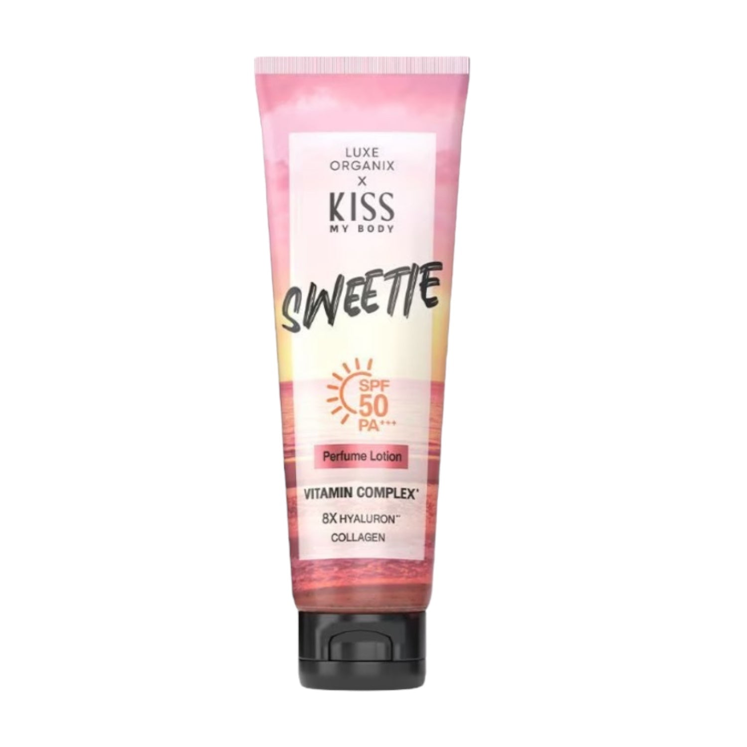 Luxe Organix X Kiss My Body SWEETIE Perfume Lotion SPF 50 PA Luxe Organix X Kiss My Body SWEETIE Perfume Lotion SPF 50 PA