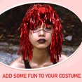 thumbnail image 3 of pelucas de Halloween con purpurina, accesorios para disfraces, esponjosas y divertidas, para fiestas, actuaciones, carnavales, cosplay (colores surtidos)., 3 of 5