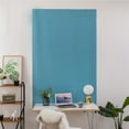 thumbnail image 2 of Mistaha 1PC Curtain Aoresac Home Simple Solid Color Blackout Double Sided Velcro Curtain Fabric Home, 2 of 8