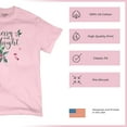 thumbnail image 4 of Tee Hunt Merry and Bright Cute Christmas T-Shirt Jolly Santa Xmas Men's Tee, Light Pink, 5X-Large, 4 of 5