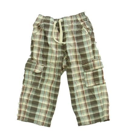 

Pre-owned Gymboree Boys Brown | Plaid Pants size: 18-24 Months