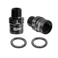 thumbnail image 3 of Extensor de Pedal de bicicleta de 2x 20mm, eje de extensión de Pedal de bicicleta resistente para bicicleta de carretera Negro, 3 of 8