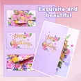 thumbnail image 4 of Tarjeta emergente 3D premium hecha a mano con flores para cumpleaños para mujeres con feliz cumpleaños, ramo, tarjeta de regalo con tarjeta de nota y sobre para esposa, novia, madre, hermana, abuela, 4 of 8