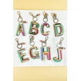 thumbnail image 3 of 2.75" LETTER SHAPED WOOD ALPHABET KEYCHAIN LETTER KEYCHAIN, 3 of 24